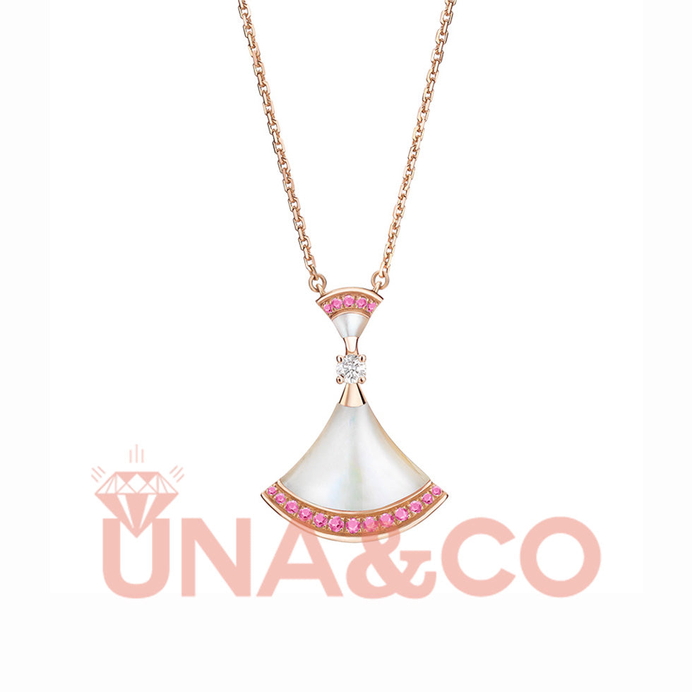 Small Skirt Shape Necklace