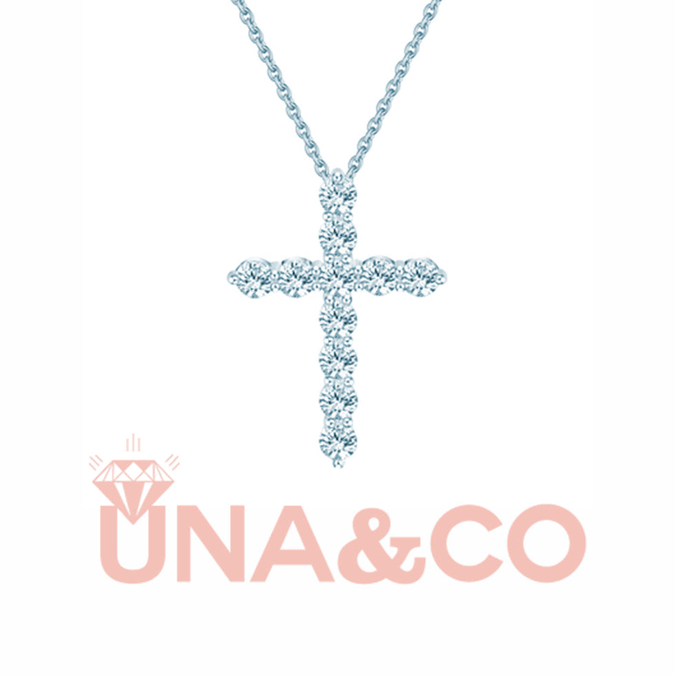 Simple Shiny Cross Necklace