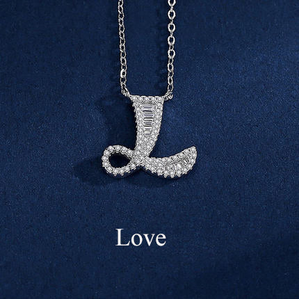 Fashionable necklace with Twenty-six Letters