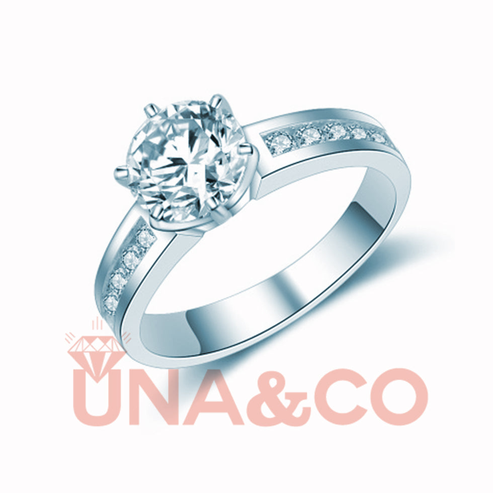 Special Design Six Prong Moissanite Ring