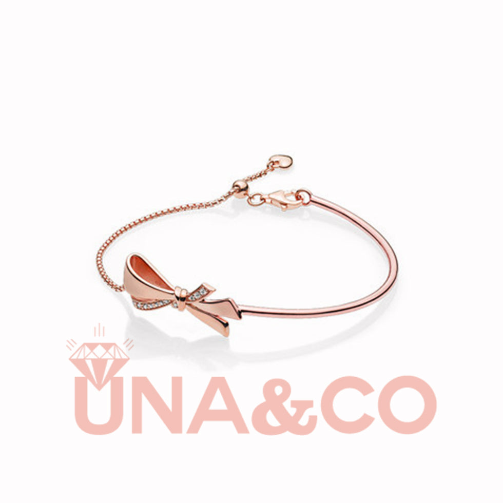 Delicate and Classic Bow Element Bracelet