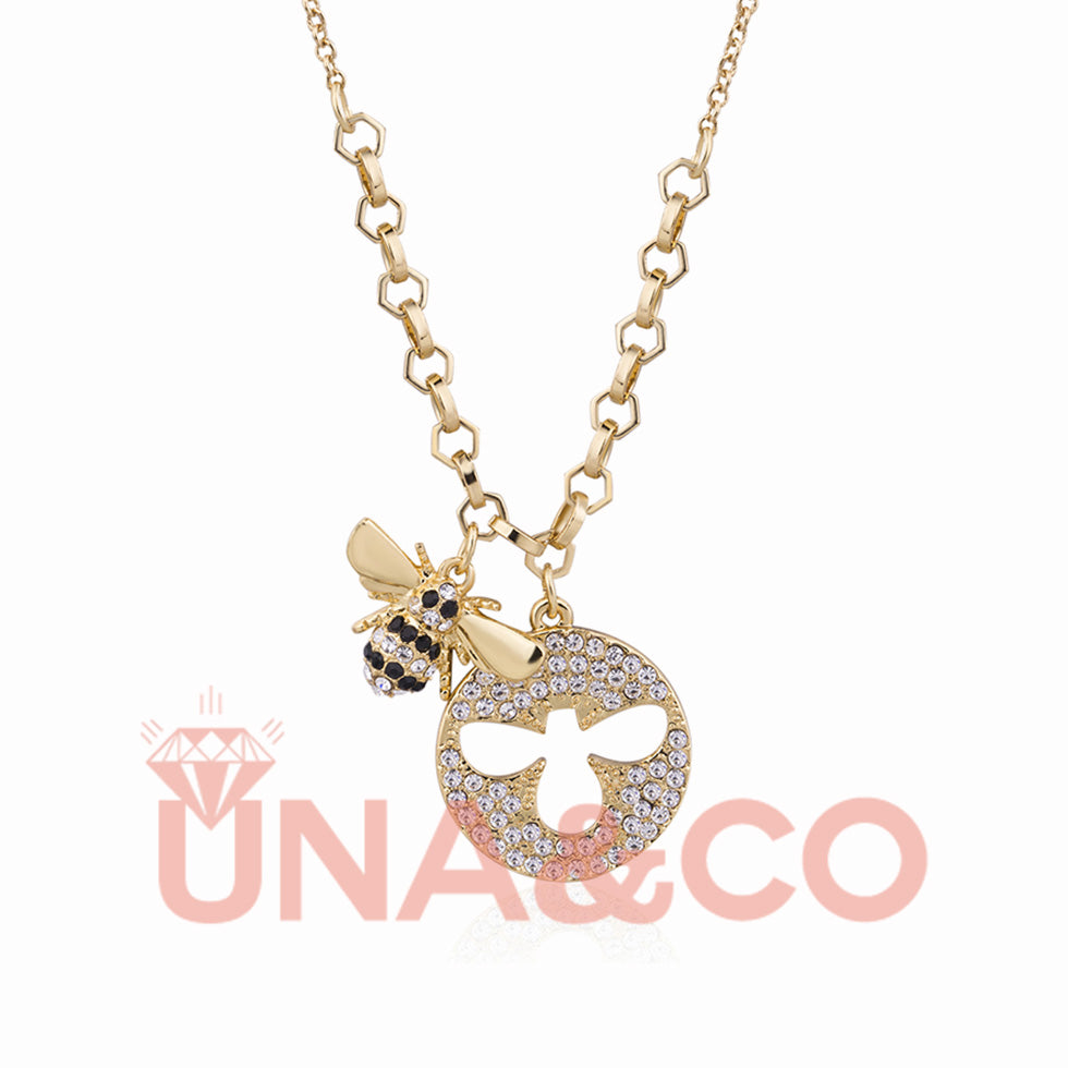 Delicate and Cute Bee Dancing Necklace