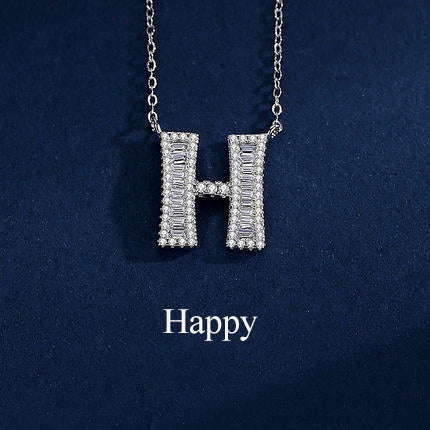 Fashionable necklace with Twenty-six Letters