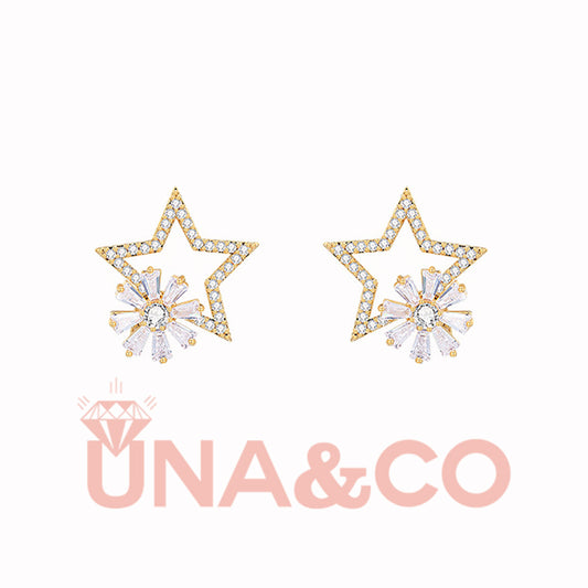 Rotatable Stars and Snowflakes Earrings
